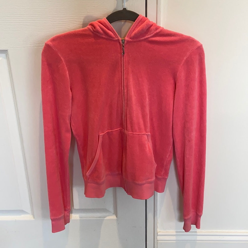 Juicy Couture Terry Cloth Zip Up Hoodie